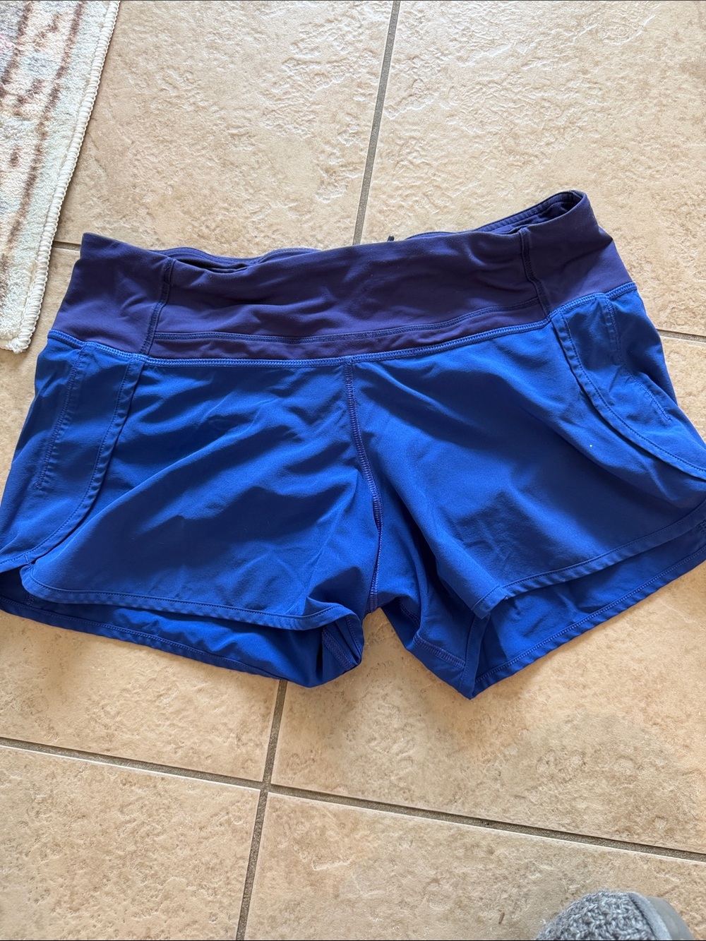 lululemon athletica Royal Blue speed short 4”